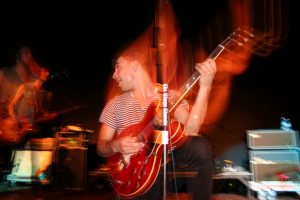 Jack Antonoff, lead singer and guitar player during a Steel Train Concert.